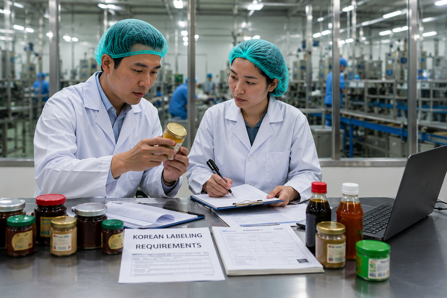 Food quality inspection for Korea export