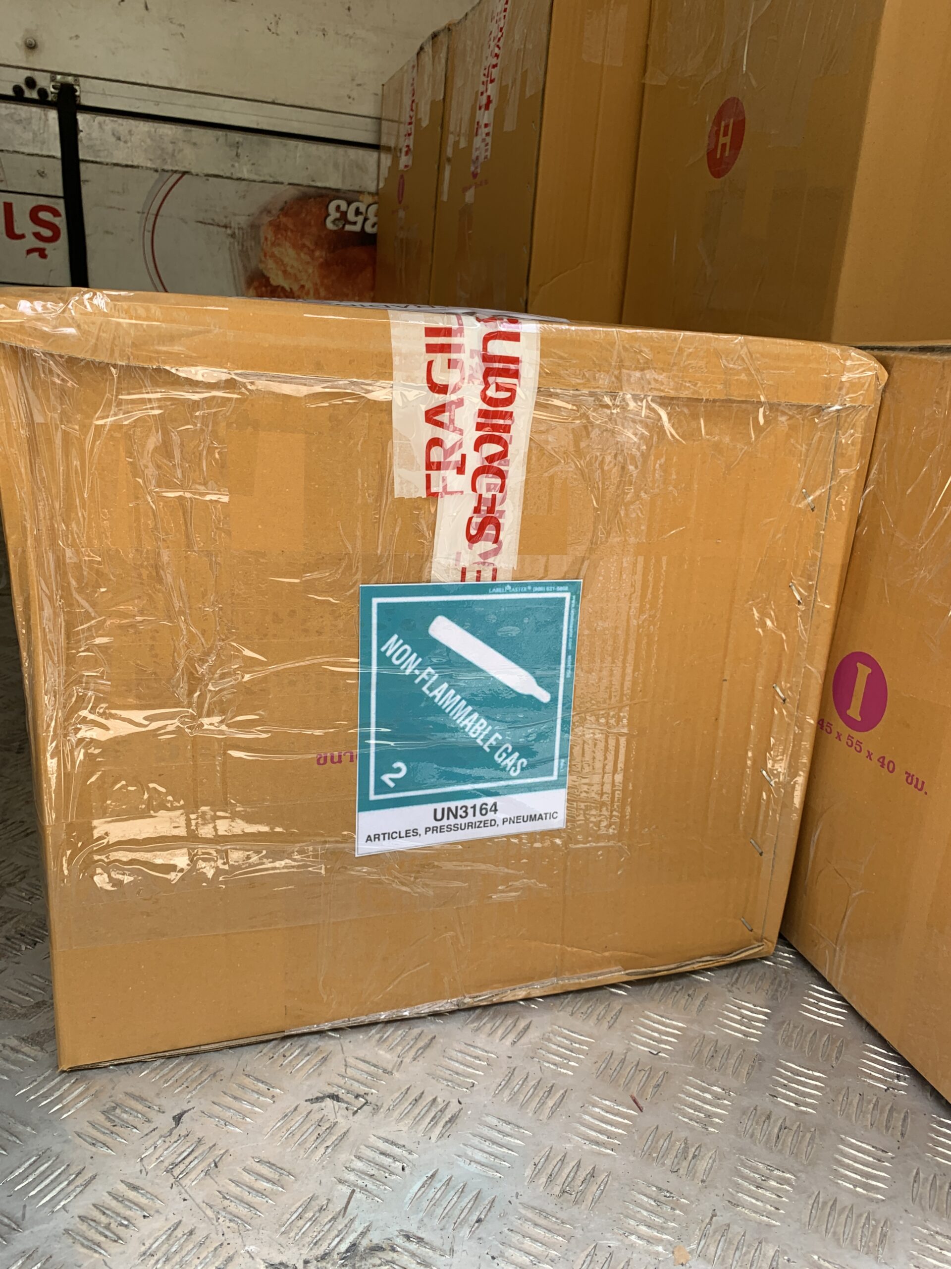 UN3164 Motorcycle Parts Shipping