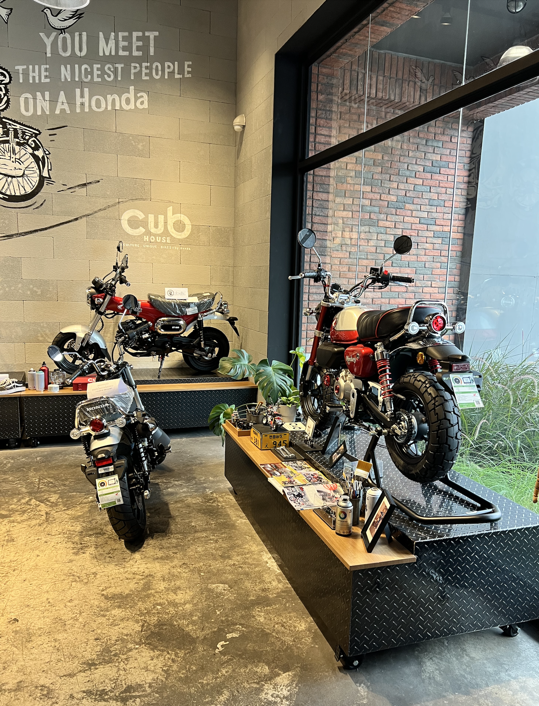 Honda Cub House motorcycle experience Thailand