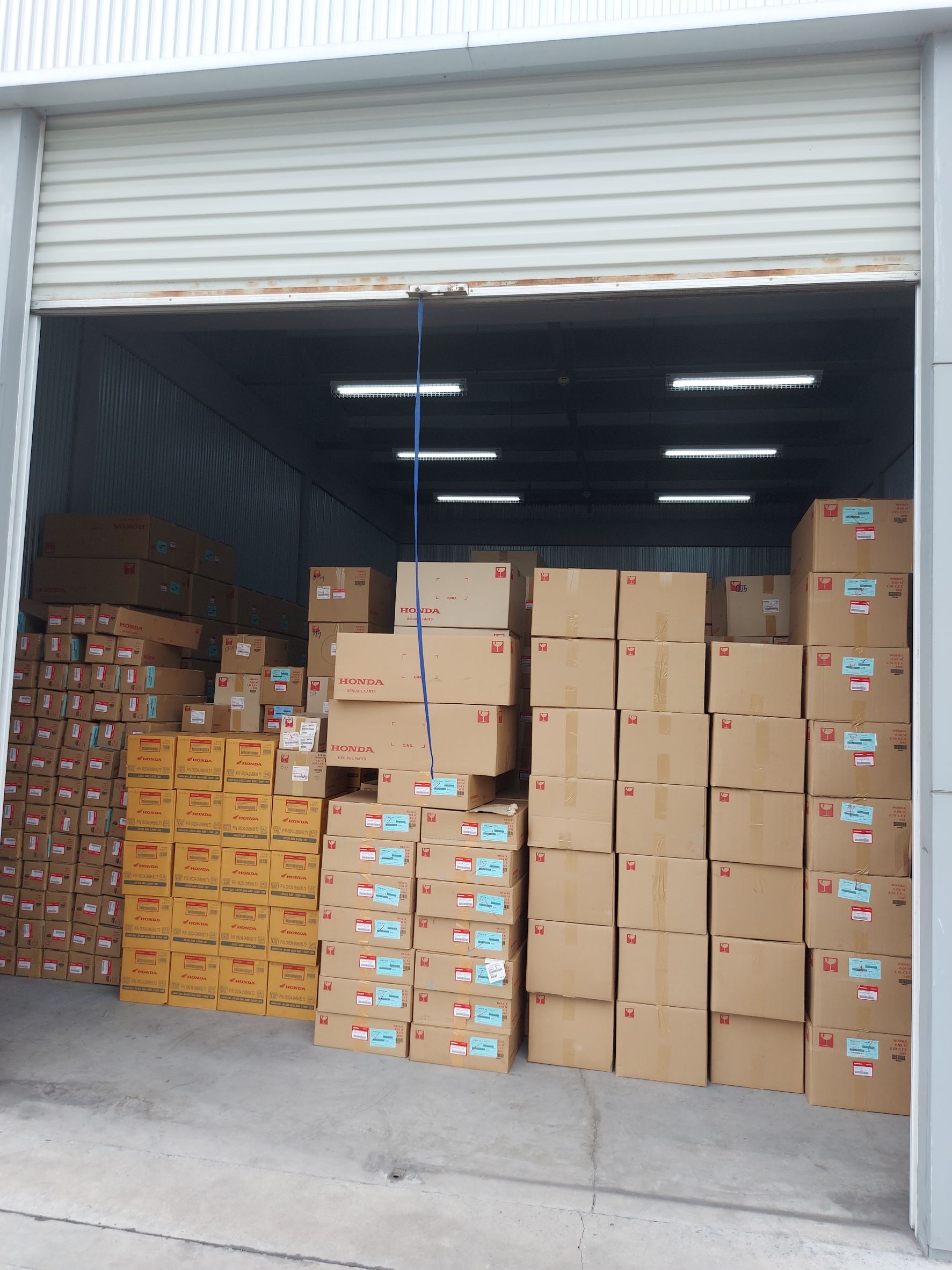 VLAB motorcycle parts warehouse in Thailand