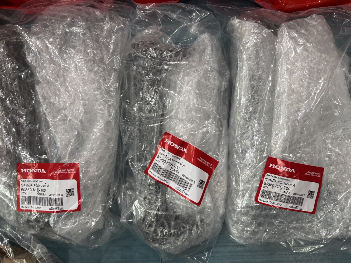 Honda Genuine Part supplied through Thailand with country of origin label